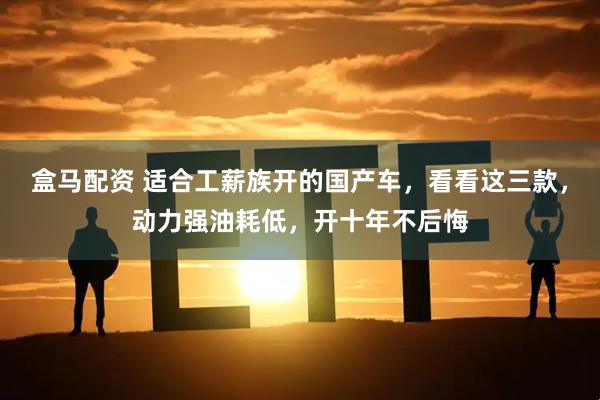 盒马配资 适合工薪族开的国产车，看看这三款，动力强油耗低，开十年不后悔